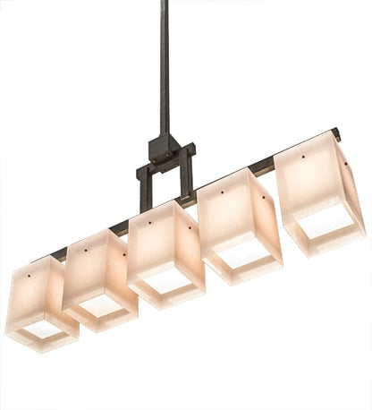 Metro 5 Light 8" Wide Linear Pendant