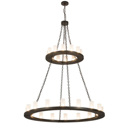Meyda Tiffany Loxley 28 Light 60" Wide Ring Chandelier