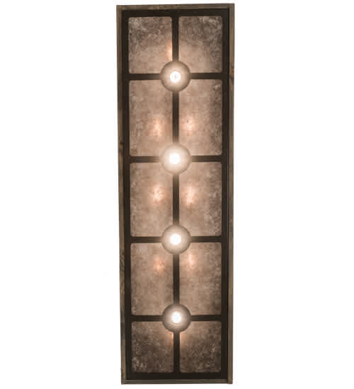 8 Light 61" Wide Wood Linear Pendant