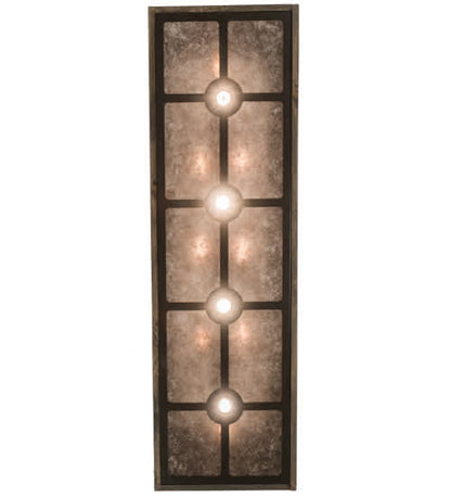 8 Light 61" Wide Wood Linear Pendant