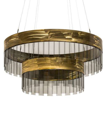 2 Light 43" Wide Suspension Pendant