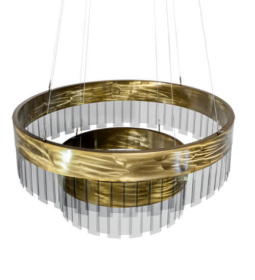 2 Light 43" Wide Suspension Pendant