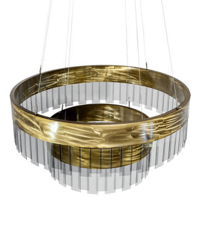 2 Light 43" Wide Suspension Pendant