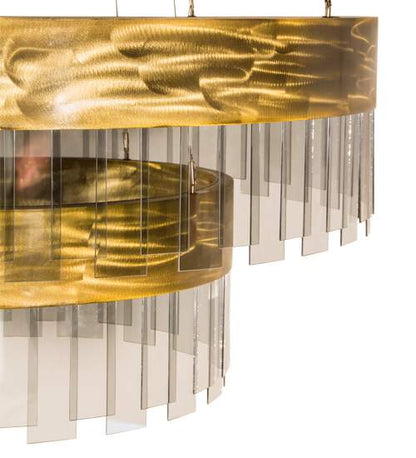 2 Light 43" Wide Suspension Pendant
