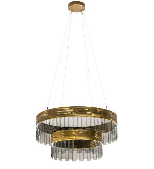 2 Light 43" Wide Suspension Pendant