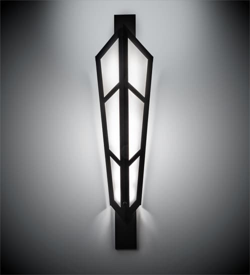 Deep Polaris 8 Light 79" Tall Wall Sconce
