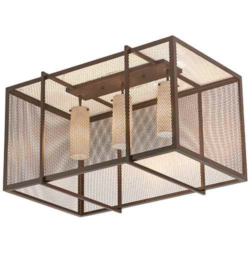 Kitzi Golpe 3 Light 32" Wide Flush Mount Ceiling Fixture