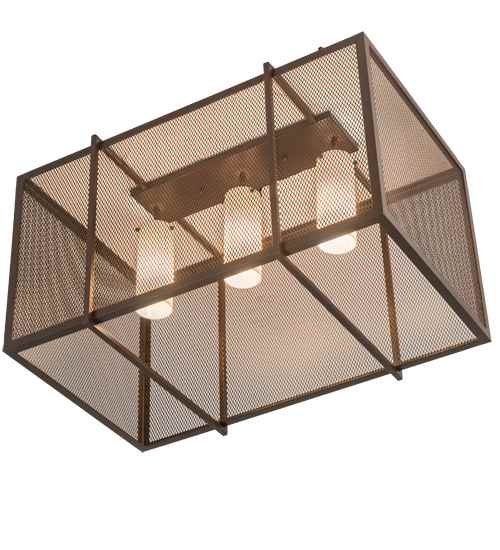 Kitzi Golpe 3 Light 32" Wide Flush Mount Ceiling Fixture