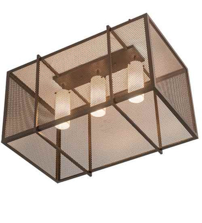 Kitzi Golpe 3 Light 32" Wide Flush Mount Ceiling Fixture