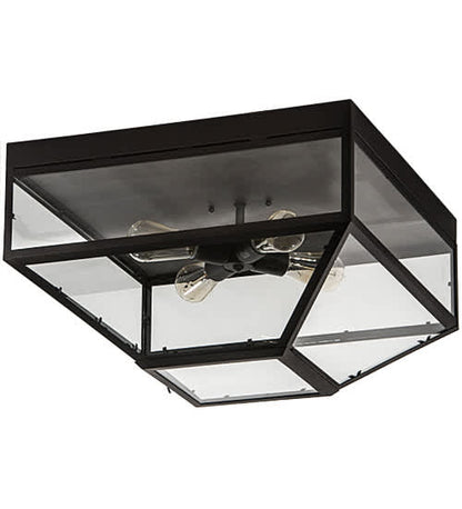 Mission Prime 4 Light 28" Wide Flush Mount Ceiling Fixture