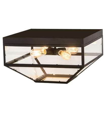 Mission Prime 4 Light 28" Wide Flush Mount Ceiling Fixture