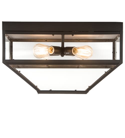 Mission Prime 4 Light 28" Wide Flush Mount Ceiling Fixture