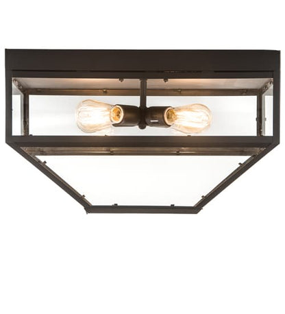 Mission Prime 4 Light 28" Wide Flush Mount Ceiling Fixture
