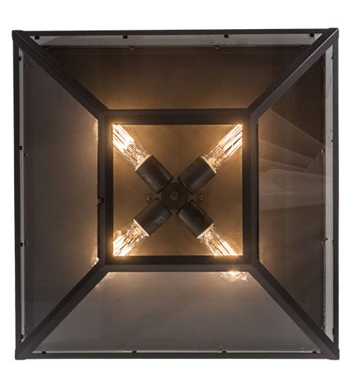 Mission Prime 4 Light 28" Wide Flush Mount Ceiling Fixture