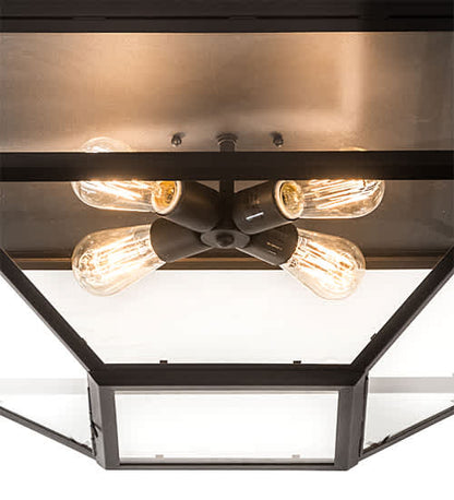 Mission Prime 4 Light 28" Wide Flush Mount Ceiling Fixture