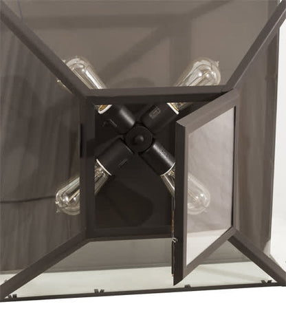 Mission Prime 4 Light 28" Wide Flush Mount Ceiling Fixture