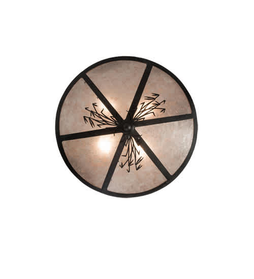 4 Light 24" Wide Abstract Pendant