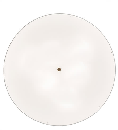 Cilindro 6 Light 42" Wide Semi-Flush Drum Ceiling Fixture with Eggshell Shade - Bronze Finish
