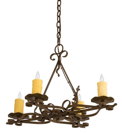 Elianna 4 Light 22" Wide Taper Candle Style Chandelier