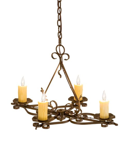 Elianna 4 Light 22" Wide Taper Candle Style Chandelier