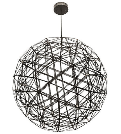 32 Light 44" Wide Cage Pendant