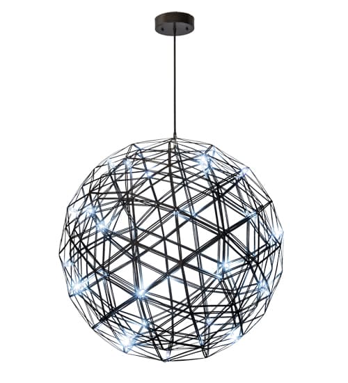 32 Light 44" Wide Cage Pendant