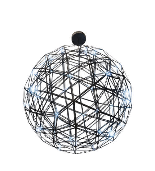 32 Light 44" Wide Cage Pendant