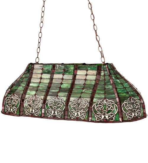3 Light 39" Wide Billiard Linear Pendant