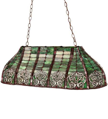 3 Light 39" Wide Billiard Linear Pendant