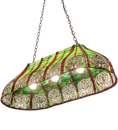 3 Light 39" Wide Billiard Linear Pendant