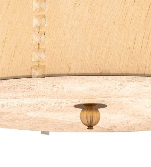 Cilindro Lujoso 6 Light 33" Wide Semi-Flush Drum Ceiling Fixture