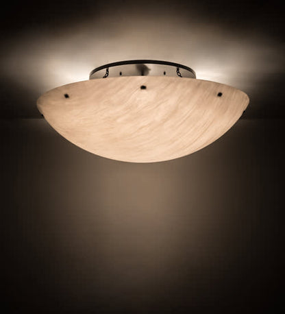 Artesia 12 Light 60" Wide Semi-Flush Bowl Ceiling Fixture - Timeless Bronze Finish