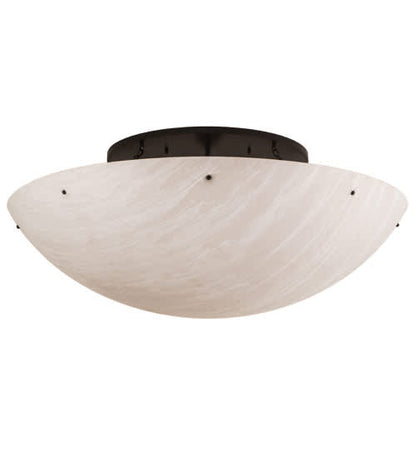 Artesia 12 Light 60" Wide Semi-Flush Bowl Ceiling Fixture - Timeless Bronze Finish