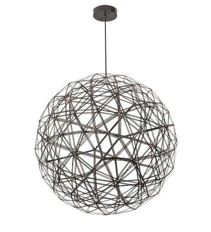 92 Light 44" Wide Cage Pendant