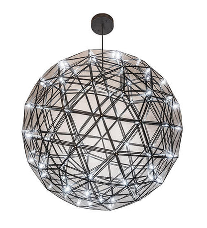 92 Light 44" Wide Cage Pendant