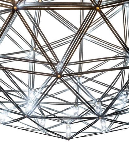 92 Light 44" Wide Cage Pendant