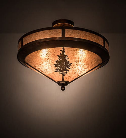 Tamarack 4 Light 20" Wide Semi-Flush Ceiling Fixture