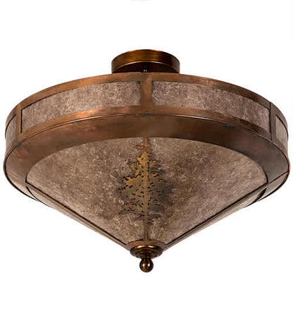Tamarack 4 Light 20" Wide Semi-Flush Ceiling Fixture