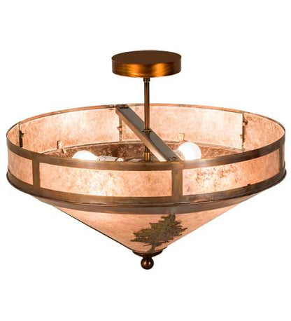 Tamarack 4 Light 20" Wide Semi-Flush Ceiling Fixture