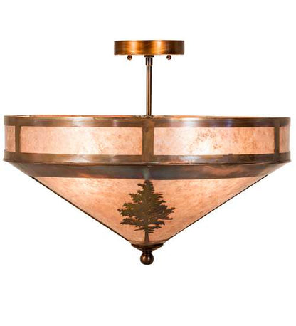 Tamarack 4 Light 20" Wide Semi-Flush Ceiling Fixture