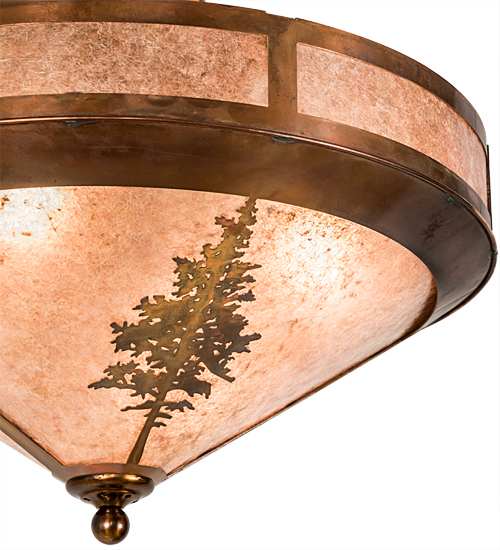Tamarack 4 Light 20" Wide Semi-Flush Ceiling Fixture