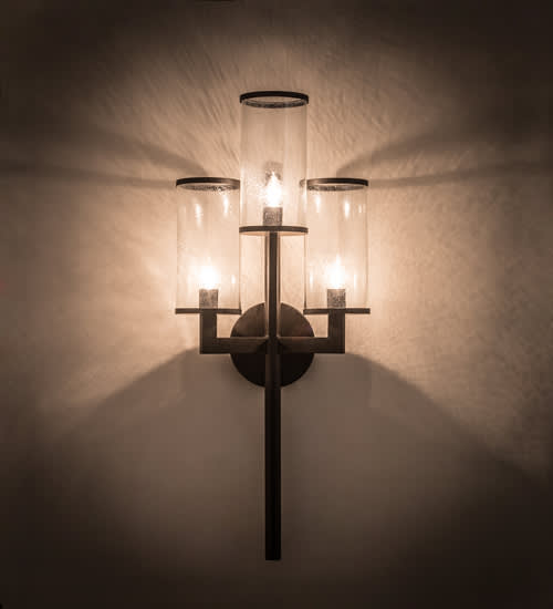 Cilindro Ashcroft 3 Light 36" Tall Wall Sconce