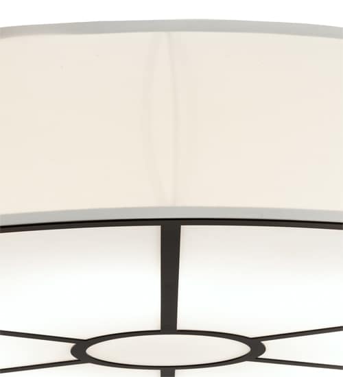 Cilindro 8 Light 48" Wide Semi-Flush Drum Ceiling Fixture - Timeless Bronze Finish