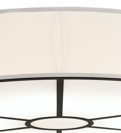 Cilindro 8 Light 48" Wide Semi-Flush Drum Ceiling Fixture - Timeless Bronze Finish