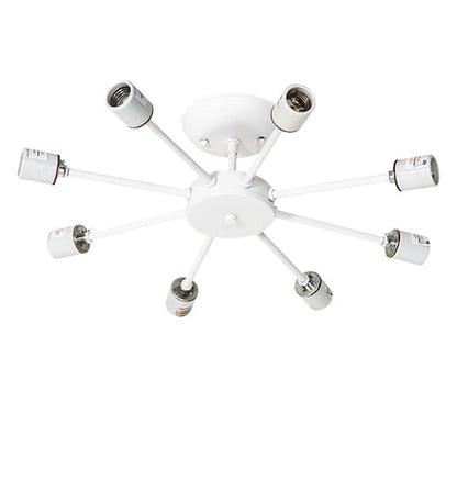 Cilindro 8 Light 48" Wide Semi-Flush Drum Ceiling Fixture - Timeless Bronze Finish