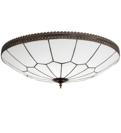 Vincent Honeycomb 30" Wide LED Semi-Flush Bowl Ceiling Fixture