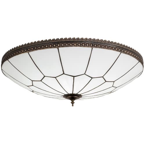 Vincent Honeycomb 30" Wide LED Semi-Flush Bowl Ceiling Fixture