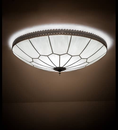 Vincent Honeycomb 30" Wide LED Semi-Flush Bowl Ceiling Fixture