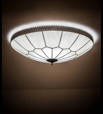Vincent Honeycomb 30" Wide LED Semi-Flush Bowl Ceiling Fixture