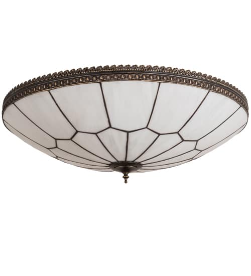 Vincent Honeycomb 30" Wide LED Semi-Flush Bowl Ceiling Fixture